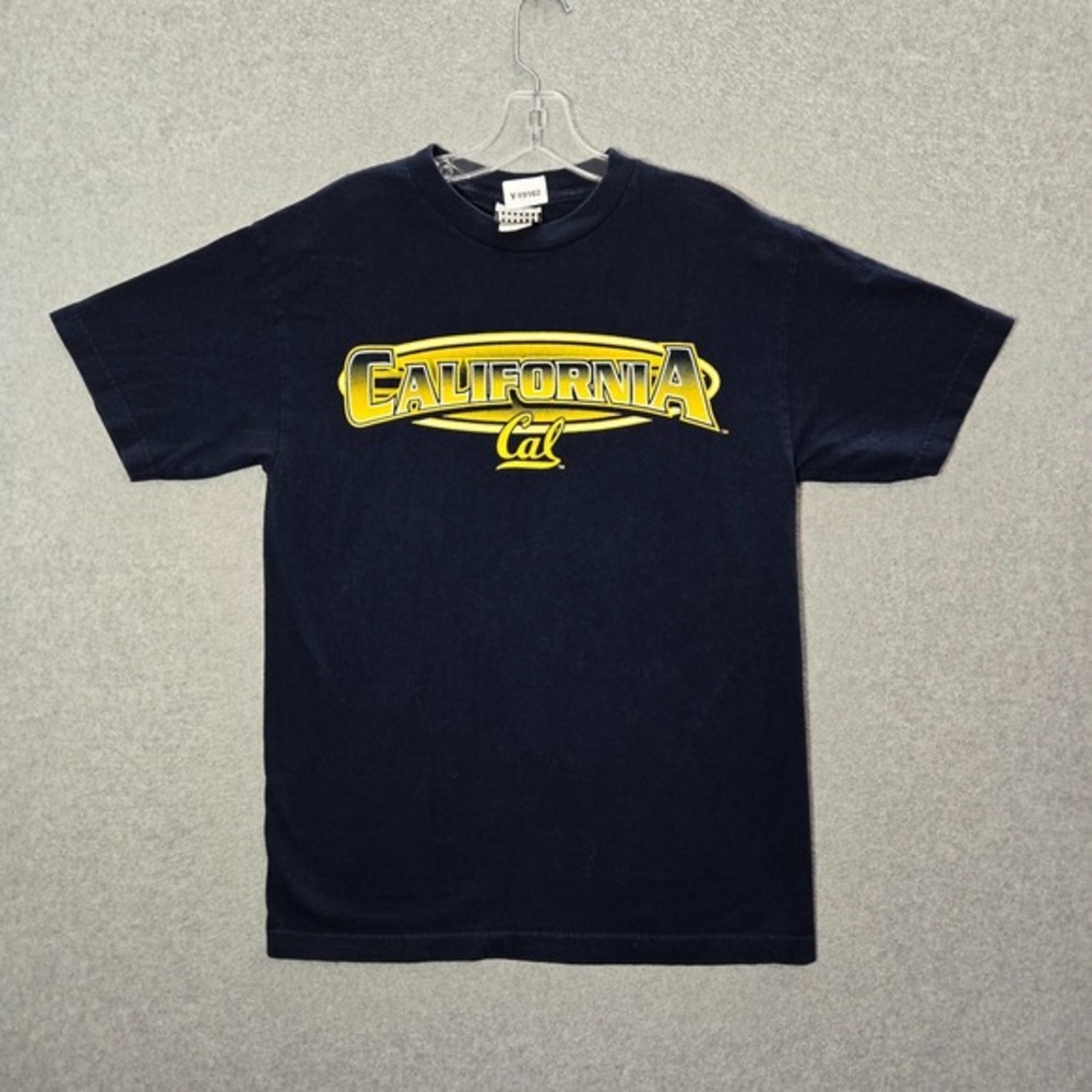 VINTAGE California Golden Bears Men‎ Shirt Medium Blue Logo Graphic Foot Locker